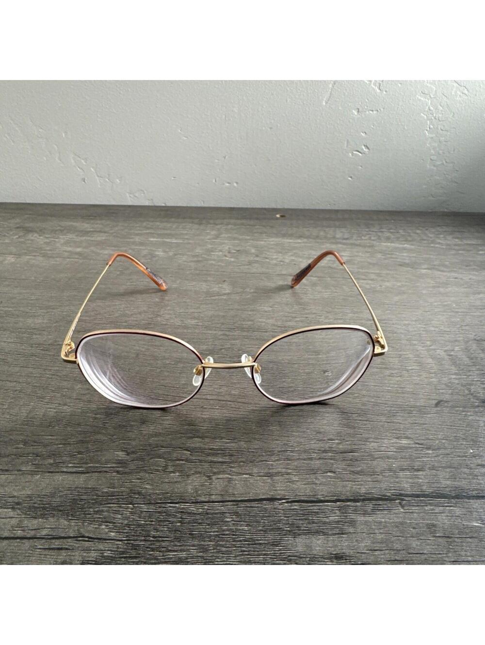 Lafont Issy & LA MILLA 6512 Gold Brown Red FRAMES ONLY 51-20-142